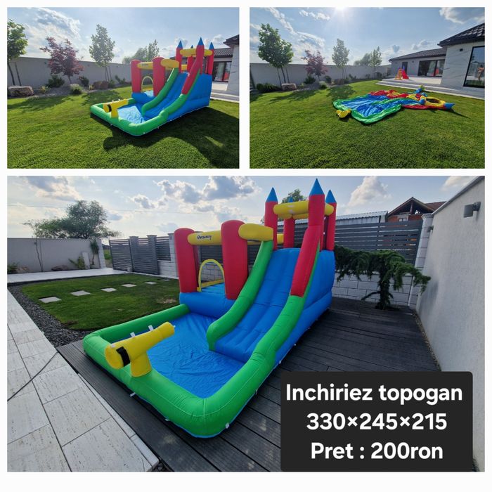 Inchiriez mese cocktail inalte, corturi albe,,scaune albe,topogan