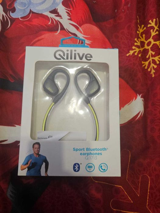 Casti Bluetooth Sports Headphones - Negru/Galben Q.1713 QILIVE