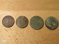 4 monede romanesti din 1924 si 1942