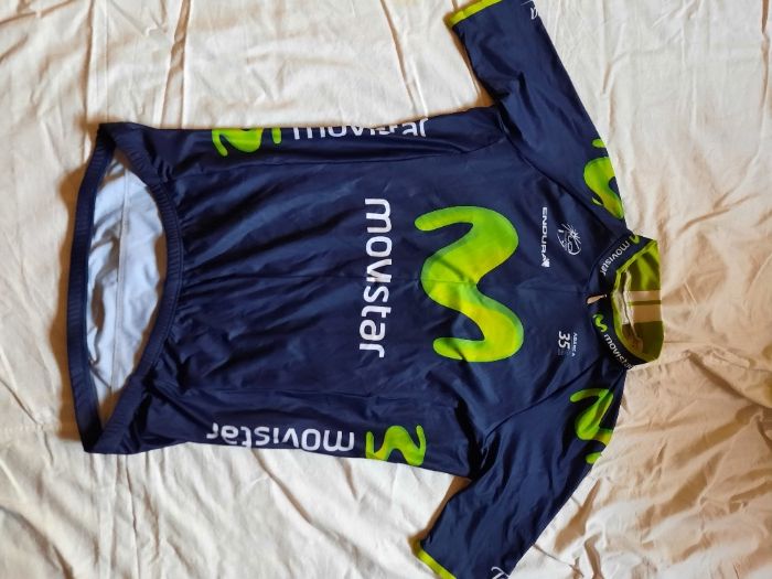 Tricou ciclism original Movistar Endura marimi S , L , XL