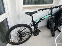 Велосипед Crosslander CrossCompact 26" Сгъваем - Черно/Зелен