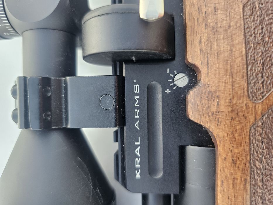 Kral Arms Puncher NP-02 — 6.35 mm (.25) — PCP, с оптика и калъф