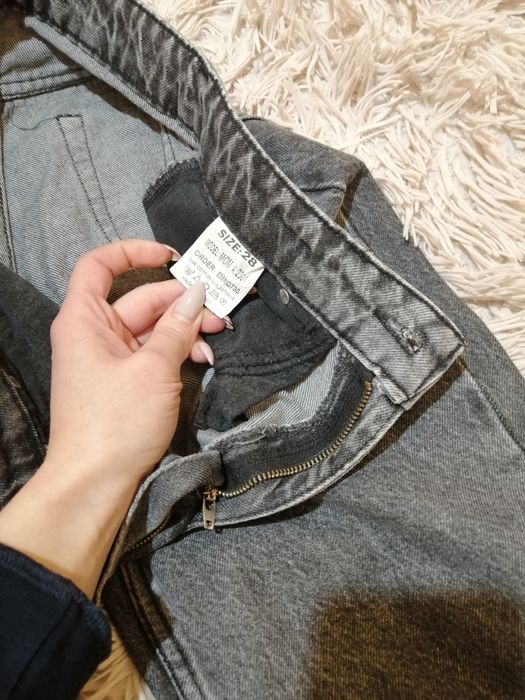 Дънки модел Mom fit  висока талия