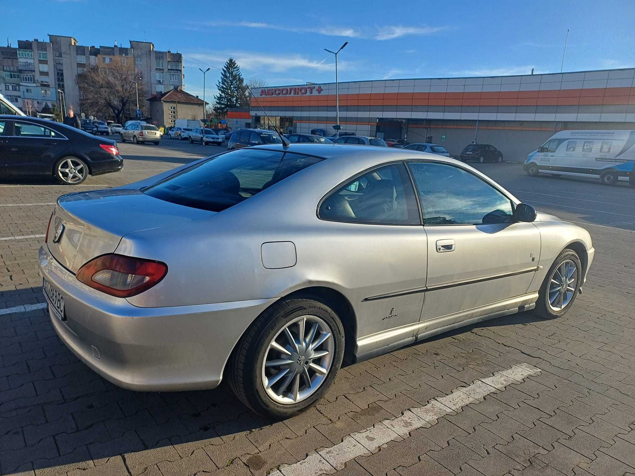 Пежо 406 купе black and silver edition