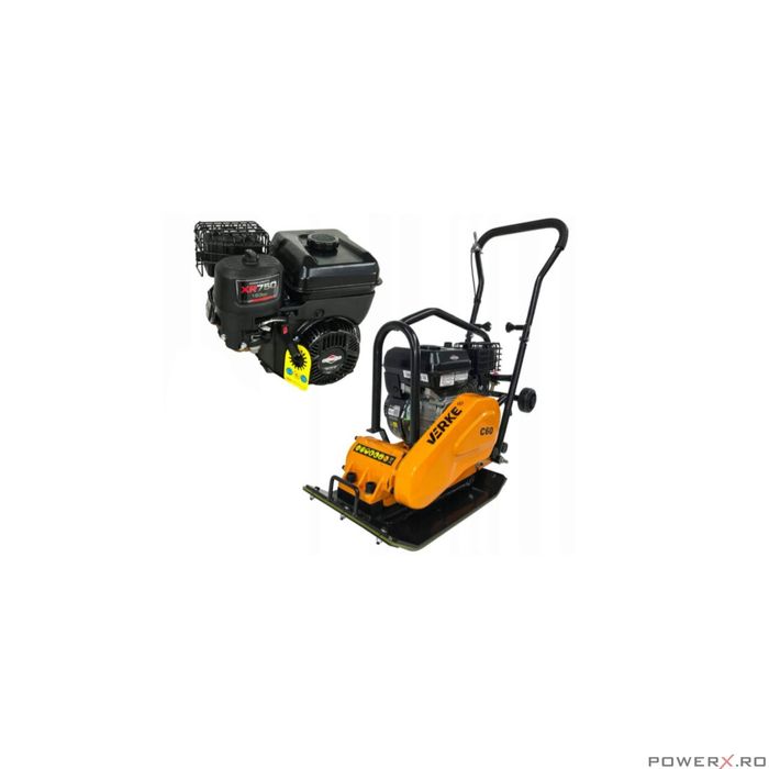 Placa compactoare, vibranta 51cm x 37cm 5km 25 cm/s motor BRIGGS &