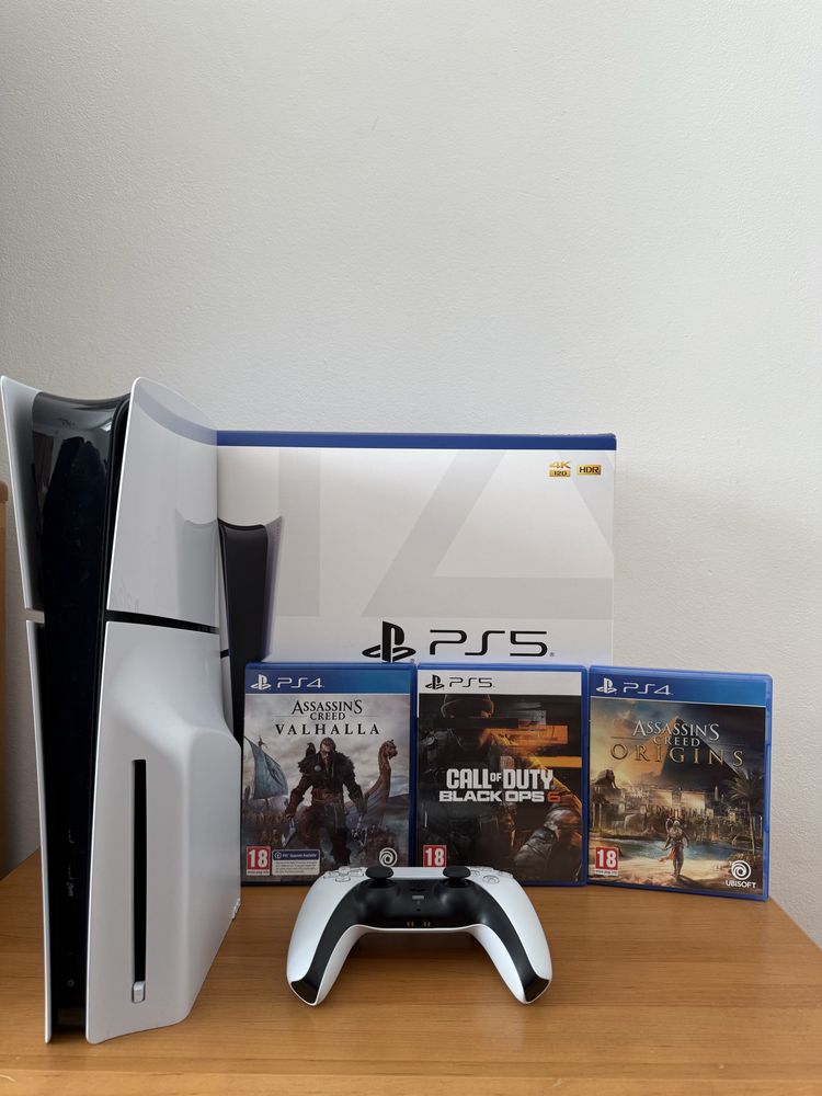 Чисто нов Playstation 5. Още в гаранция с Игри и Playstation+