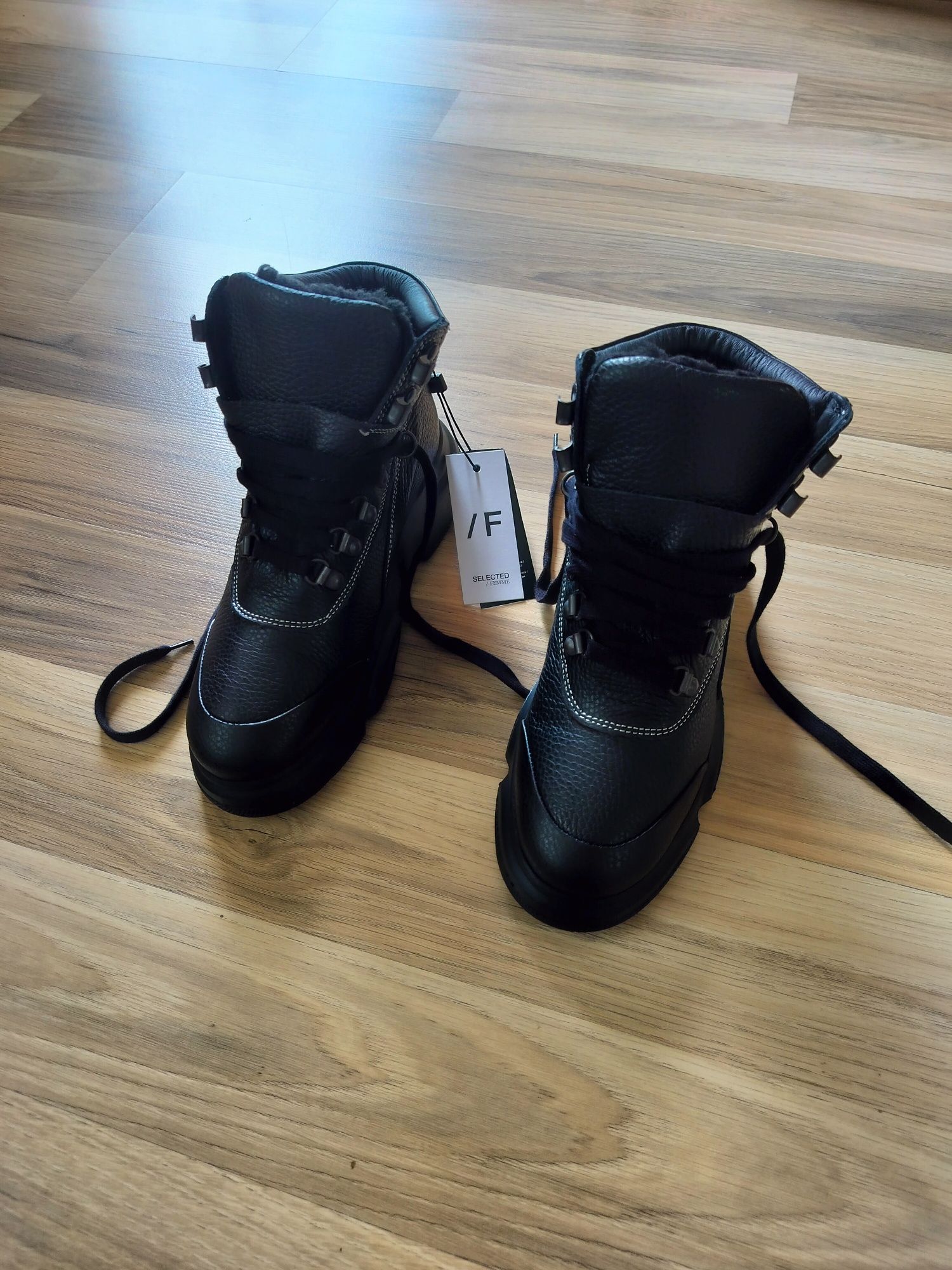 Ghete Femei Selected Femme Negre
