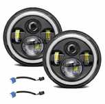 Far rotund moto LED faruri rotunde auto Jeep Wrangler Suzuki Samurai
