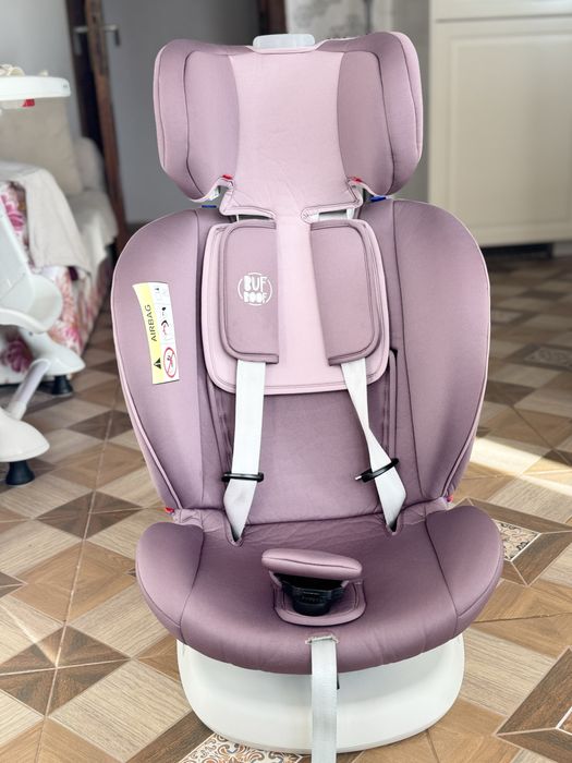 Scaun auto Buf Boof, mov - lila, rotativ, cu isofix,0-36 kg, 40-150 cm