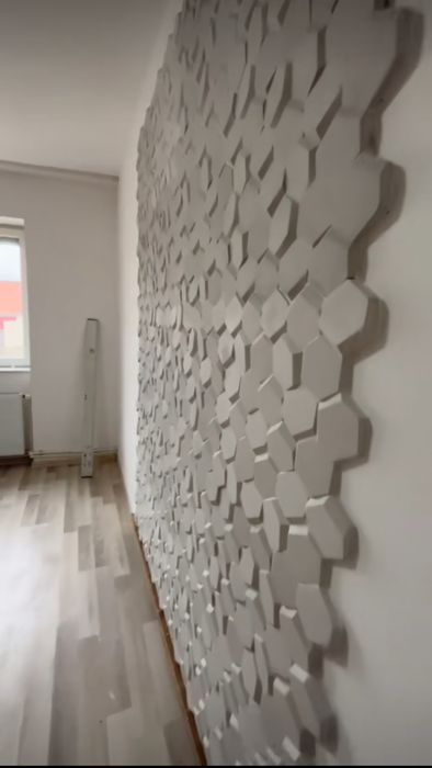 Panouri decorative cu  fibre de armare