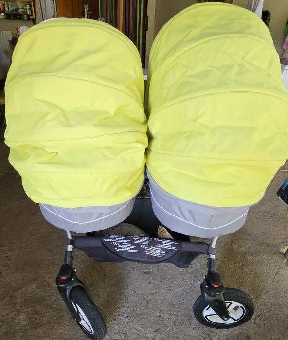 Количка за близнаци Mikado Twin 3в1