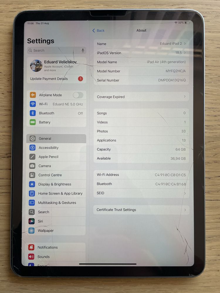 iPad Air 4th generation