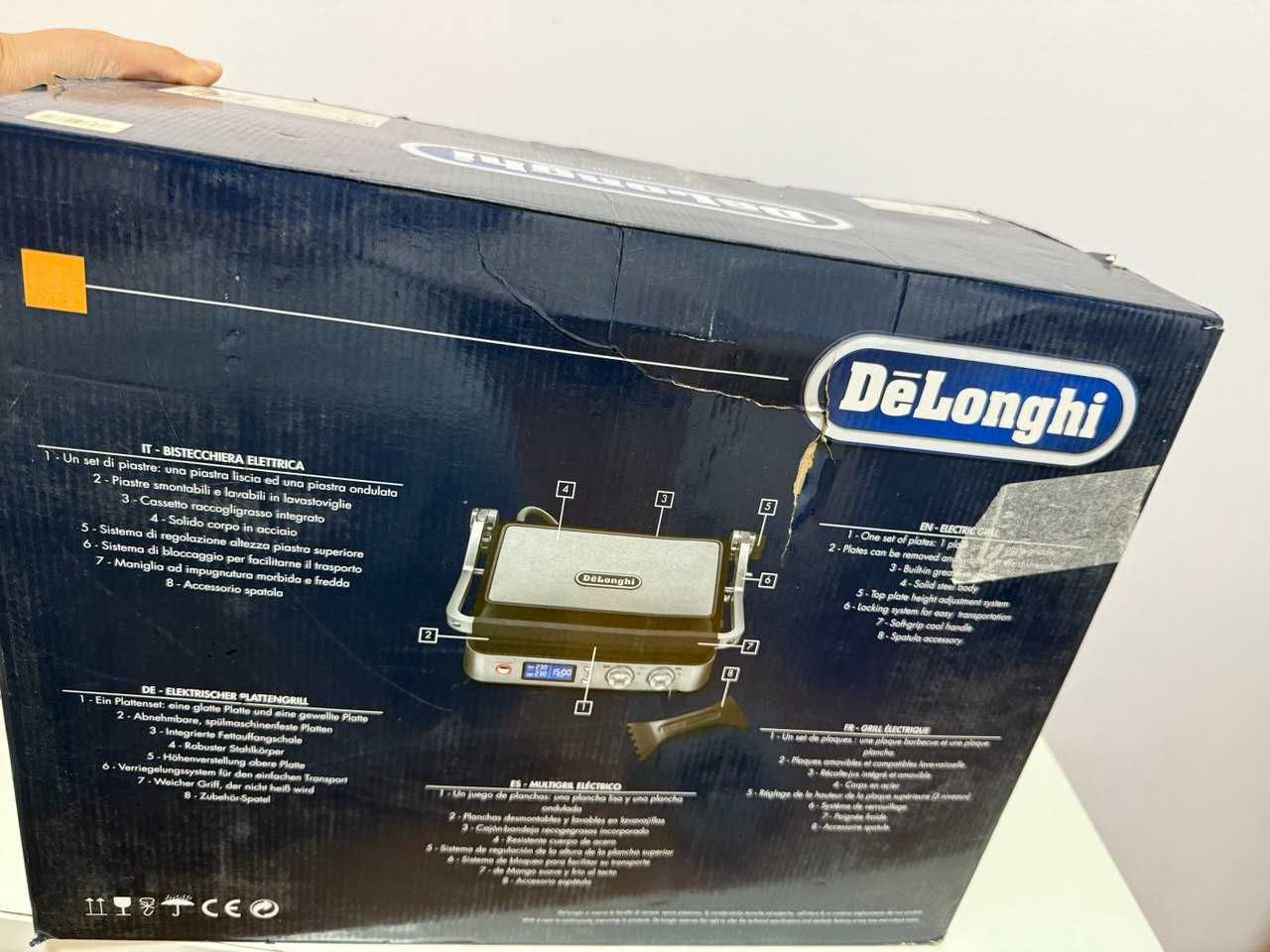 Гриль DeLonghi MultiGrill CGH1012D steak expert