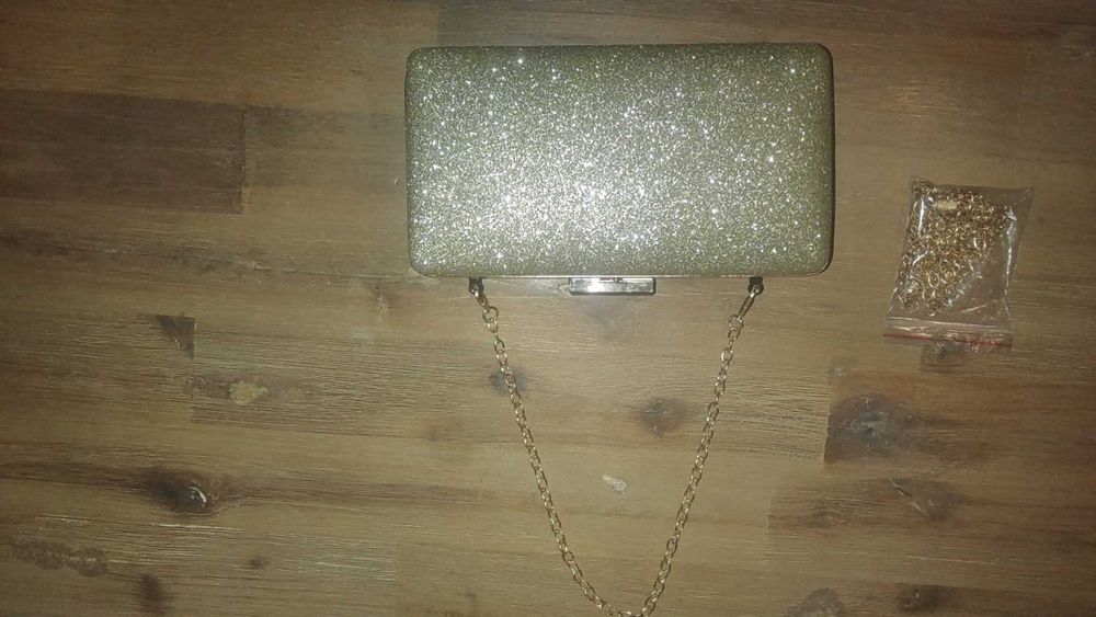 златен блясък малка чанта