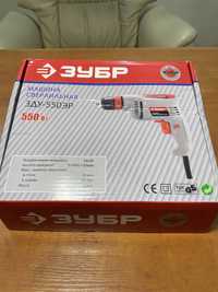 Дрель шуруповёрт зубр 550BT