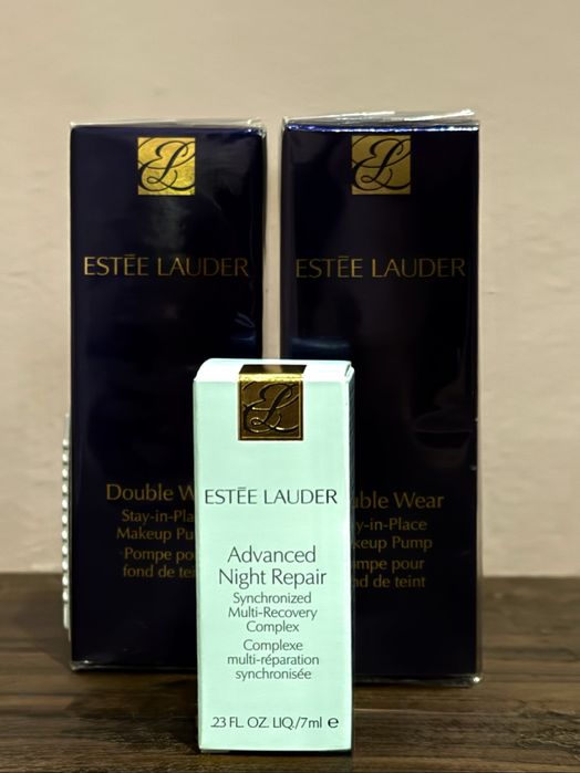 Estée Lauder Double Wear – 2 помпички и Advanced Night Repair серум