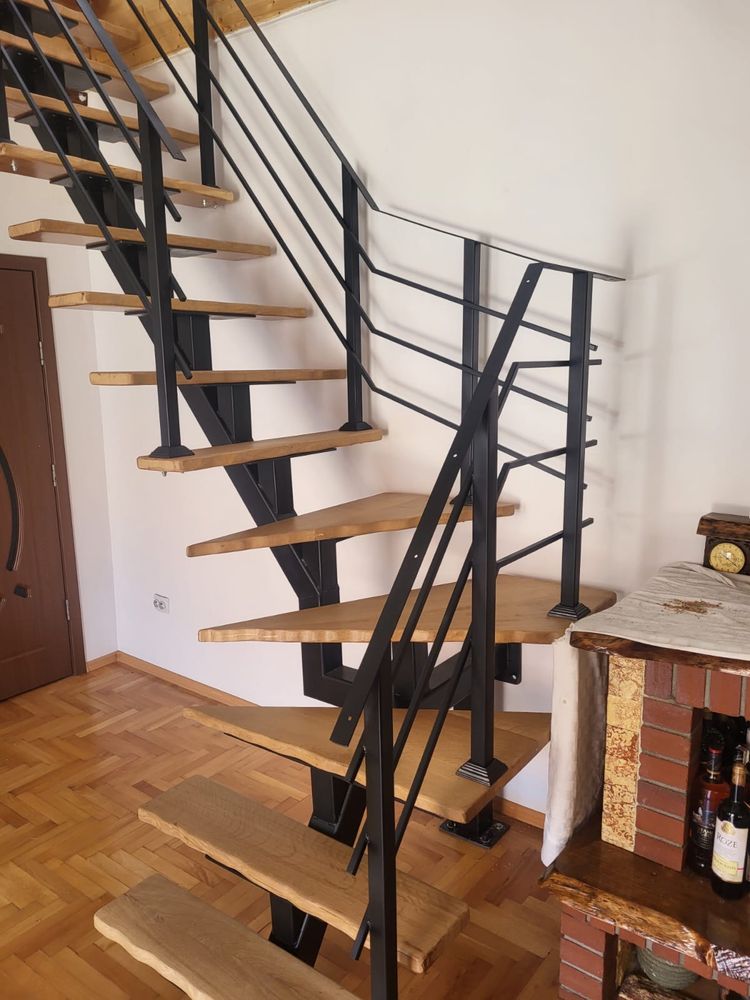 SCARI INTERIOARE - EXTERIOARE, Balustrade INOX, Metalice-Montaj inclus