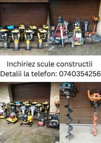 Inchiriez scule constructii