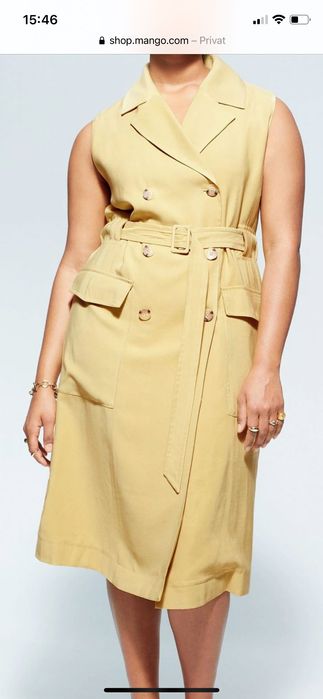 Vând rochie fără mâneca Violeta by Mango