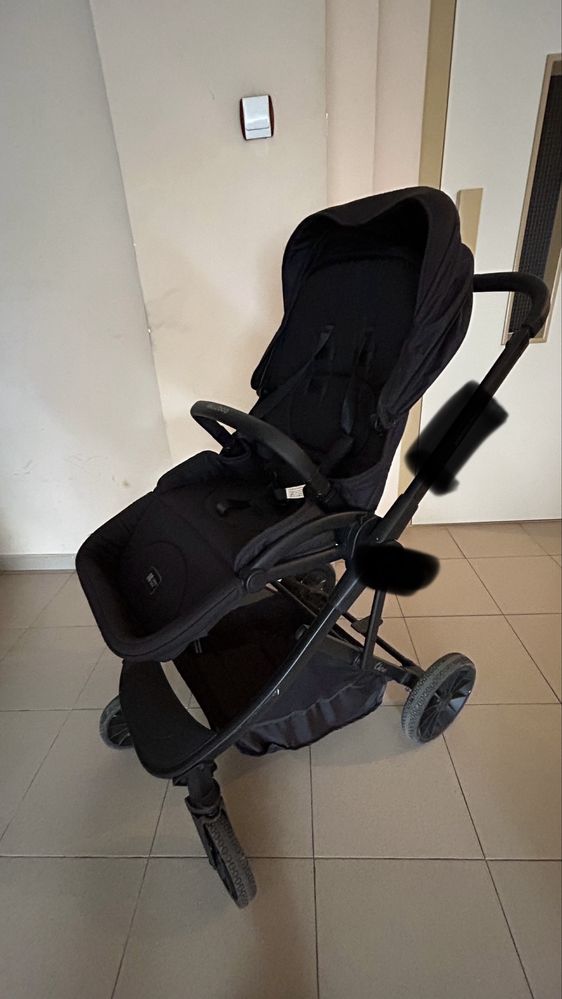 Комбинирана количка 3 в 1 Cherie Black KIKKABOO