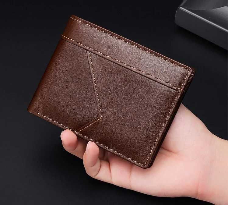 Portofel barbati din Piele Naturala GENODERN Men Wallet Leather