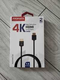 Cablu HDMI PROMATE proLink4K2-150, vers 2.0, 1.5m, 4K, 3D, negru