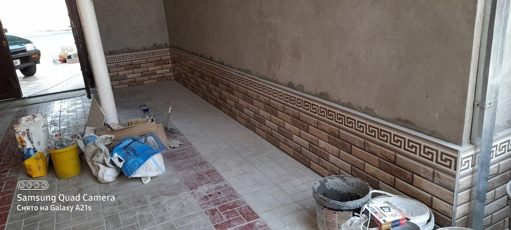 Kafel va gepsakarton qilaman.