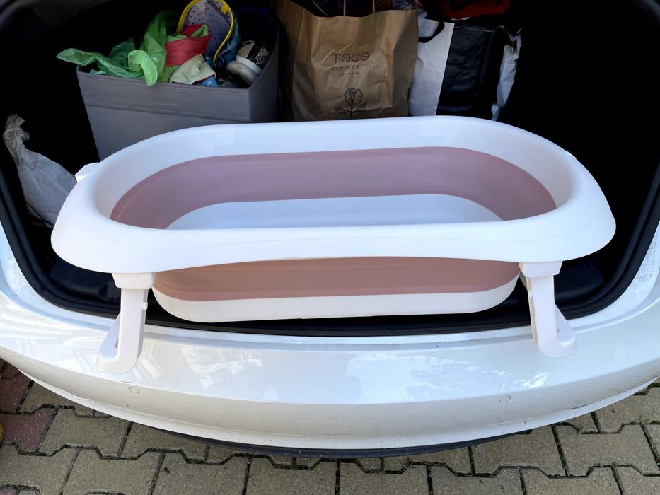 Cadita Pliabila pentru baie copii RicoKids cu senzor de temperatura