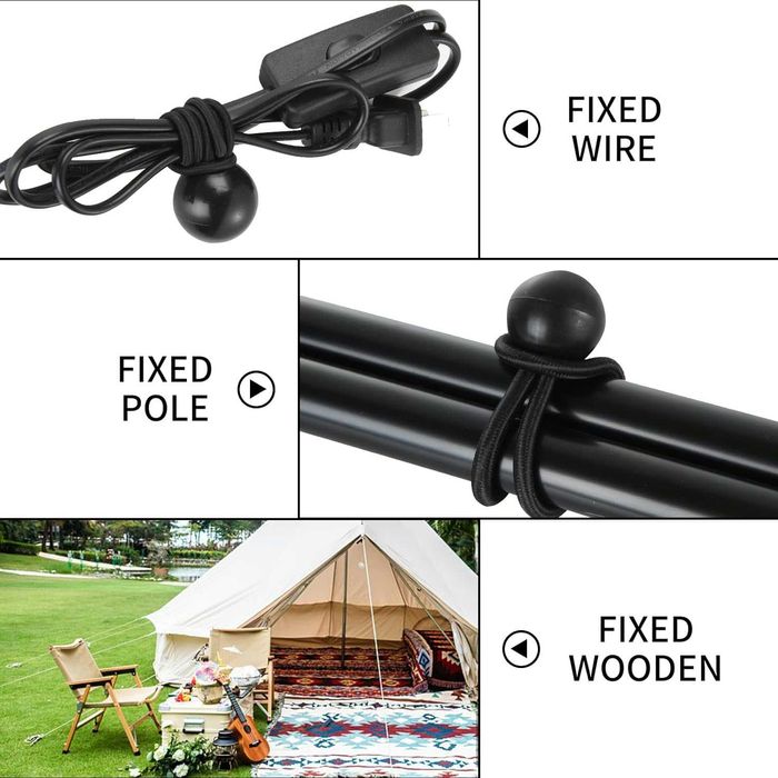 Set elastice cu bile cort industrial sau camping