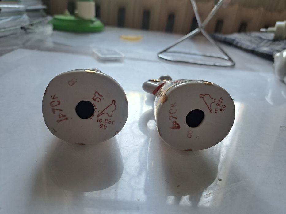 Фарфоровые статуэтки "Девушка в кокошнике" -Дулево, "Куница"