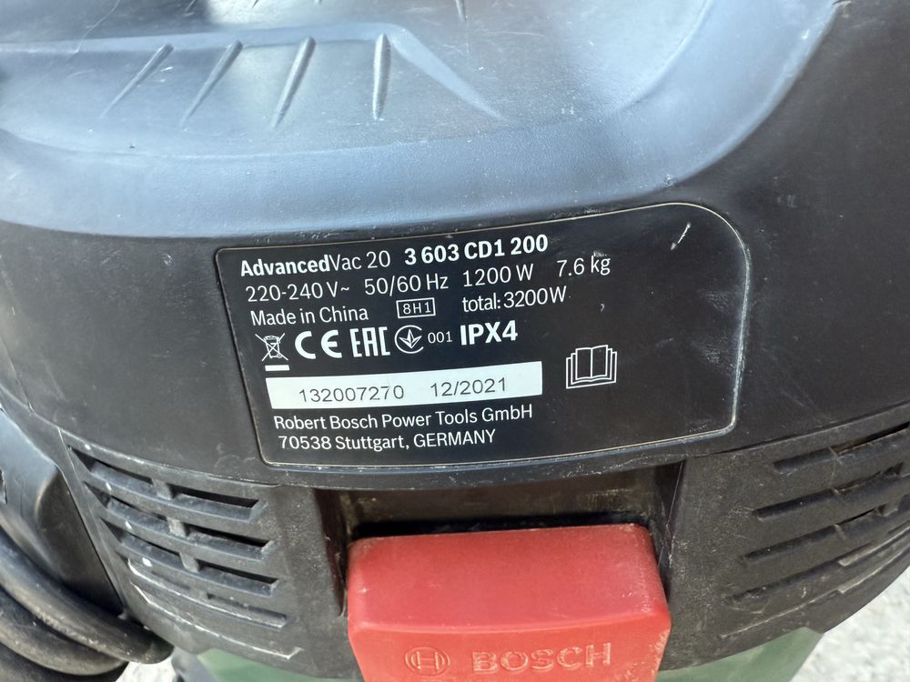 * Bosch VAC 20 профессиональный пылесос для всех видов уборки и для ин
