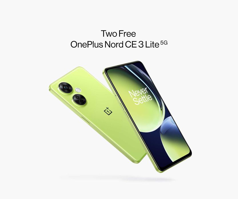 OnePlus Nord CE 3 Lite 5G, 8GB/256, Pastel Lime 2 години гаранция