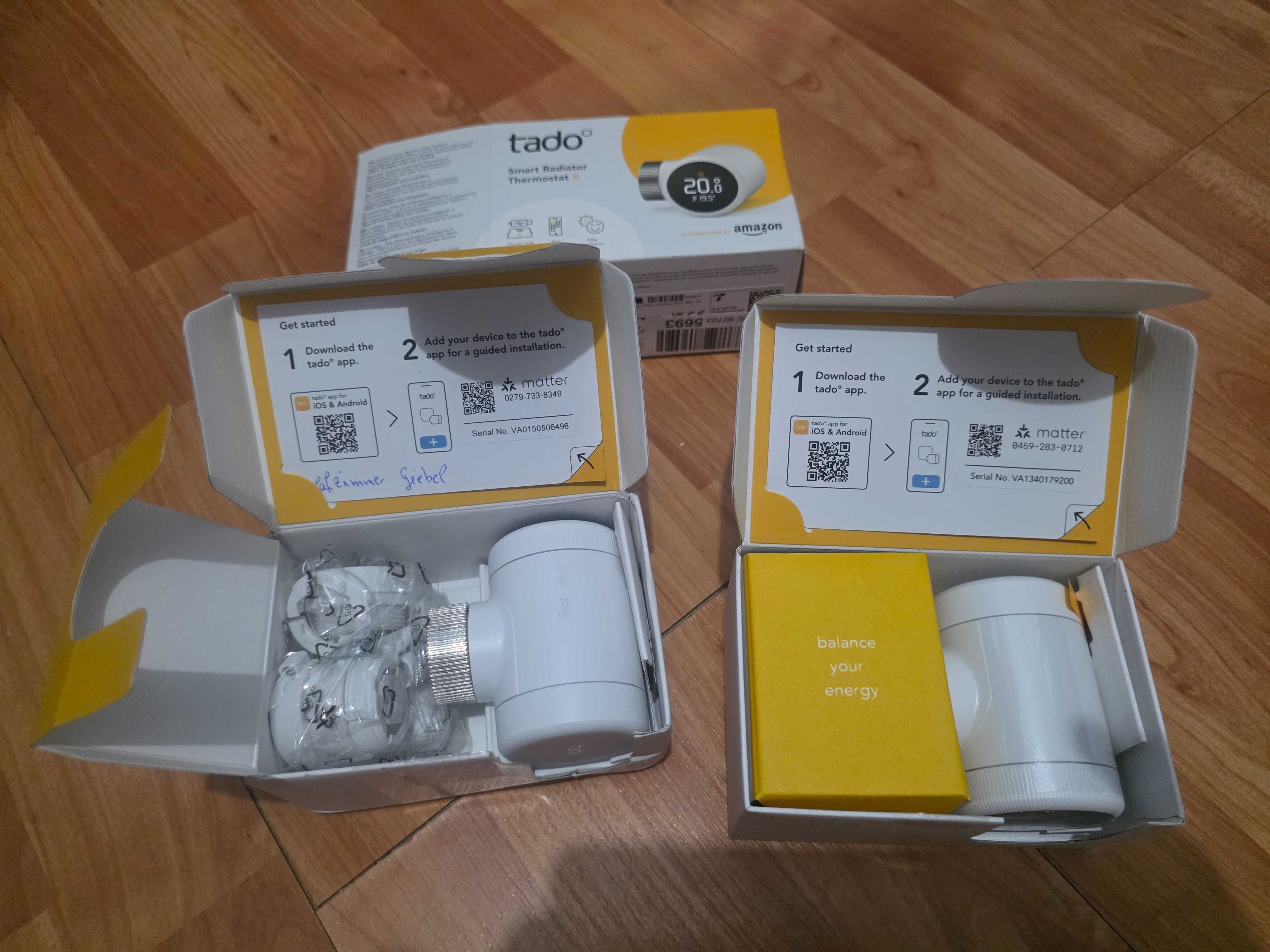 Cap robinet termostat pentru calorifer smart Tado Smart Radiator X