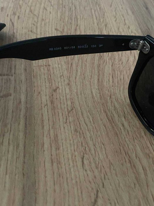 Ochelari Ray-Ban Wayfarer RB4340 50/22 - utilizati, stare foarte buna