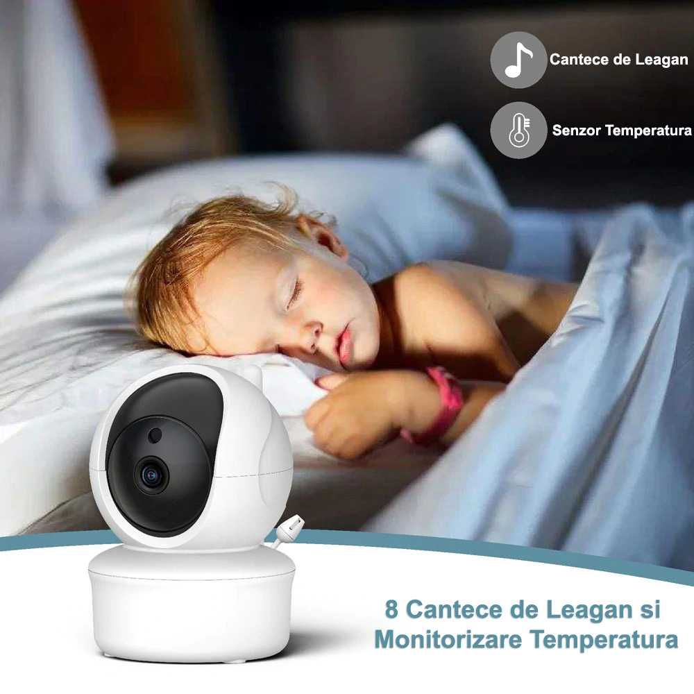 Baby Monitor si Camera Audio-Video Wireless Supraveghere Bebe,EyeBaby