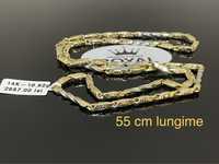 Bijuteria Royal CB : Lant barbatesc aur 14k 10,92 gr. 55 cm lungime