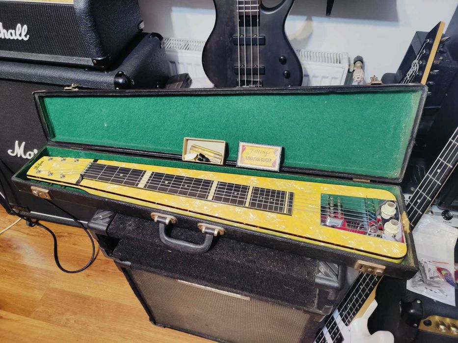 Chitara Hofner Hawaiian Artist 115 Slide Guitar, anii 60