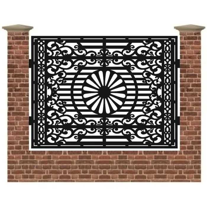 Panouri porti garduri decupate traforate taiate laser plasma CNC