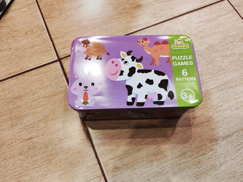 Пъзели в метална кутия КАТО НОВО!!!