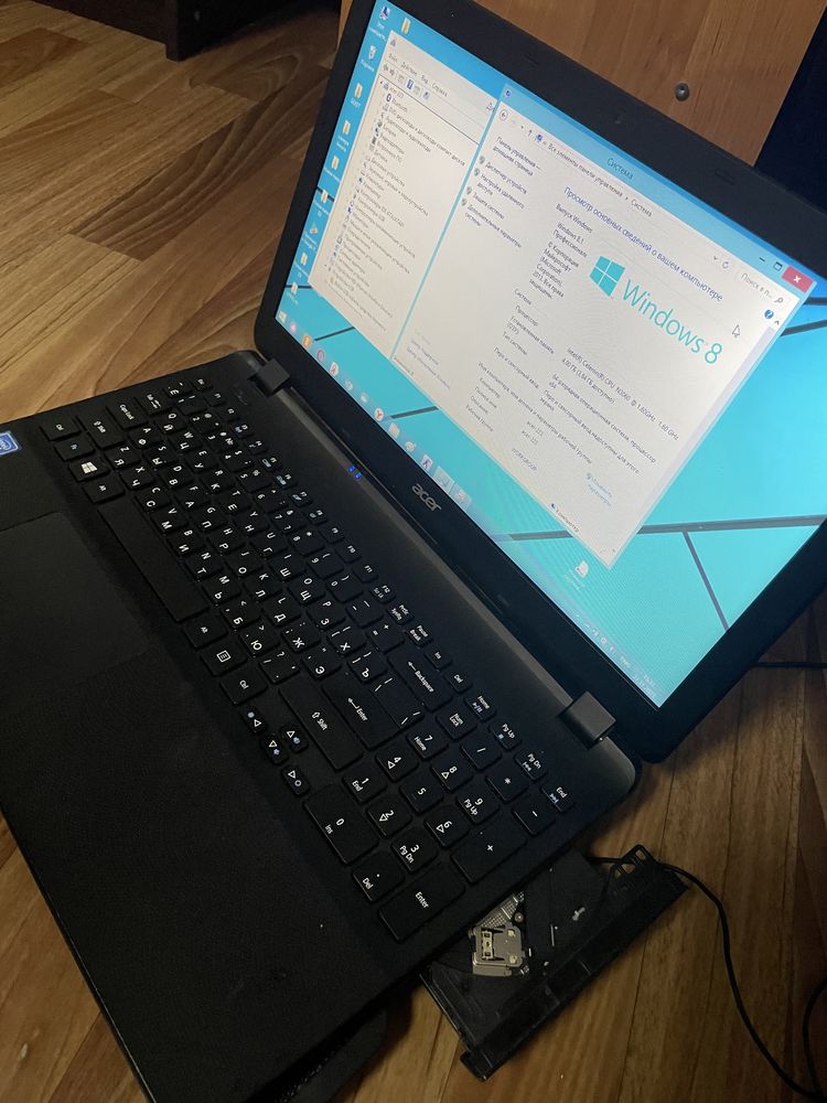 Ноутбук Acer 223 работает отлично