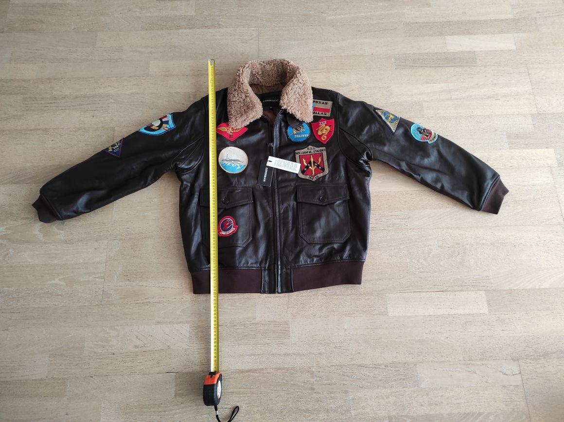 Geaca pilot din piele TOP GUN,  tip G 1, US Navy