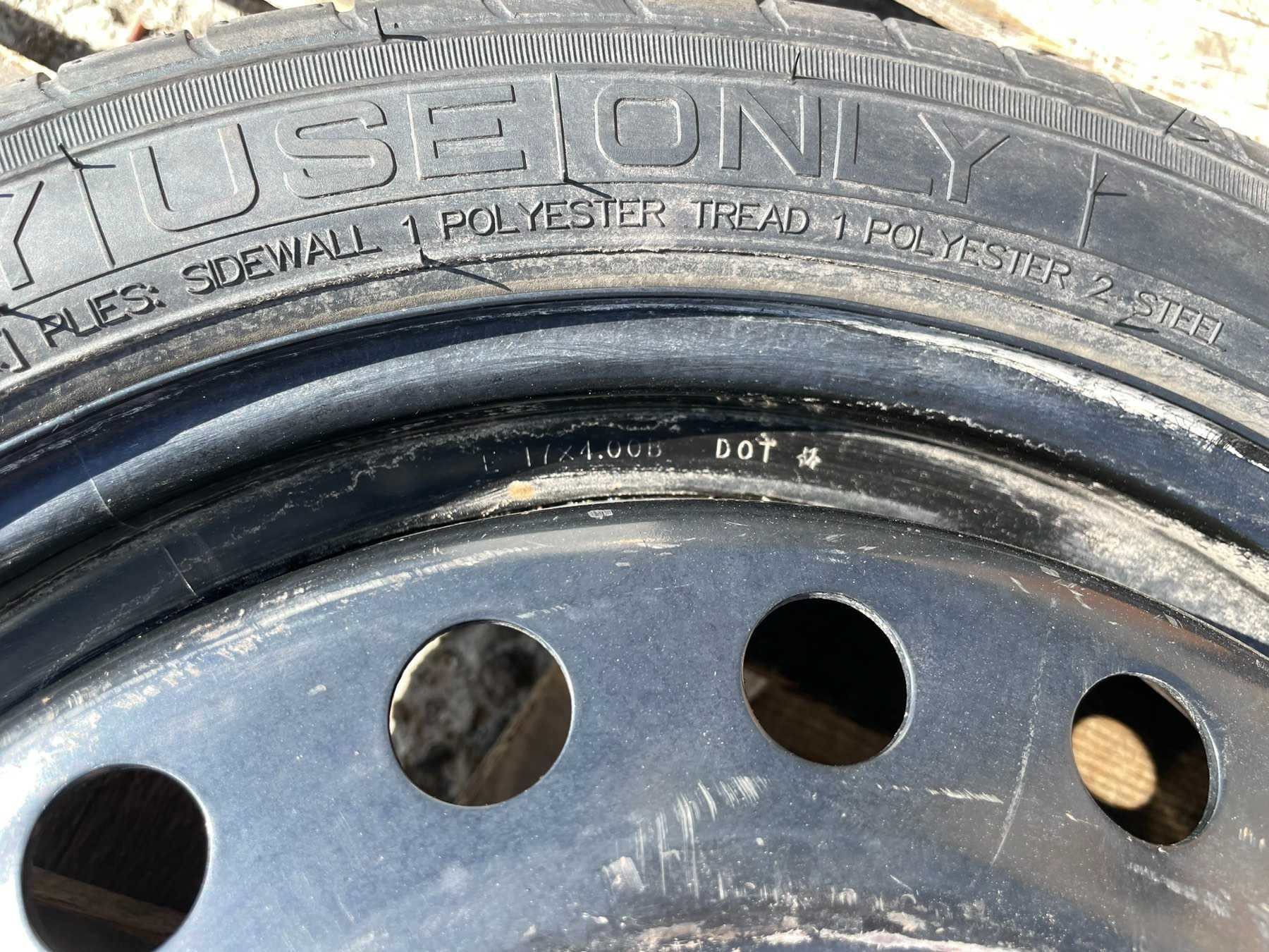 17 резервна джанта Патерица 5х120 Opel Insignia Maxxis 125/70/17