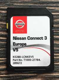 2022гд.NISSAN CONNECT3 V5 Навигационна SD Card сд карта Нисан Канект3