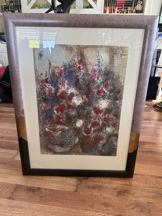 Tablou Marc Chagall – „Le Grand Bouquet”,ediție limitată cu certificat