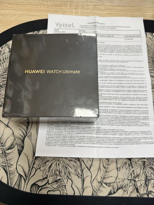 Смарт часовник Huawei Watch Ultimate - нов с 3 год гаранция от Yettel