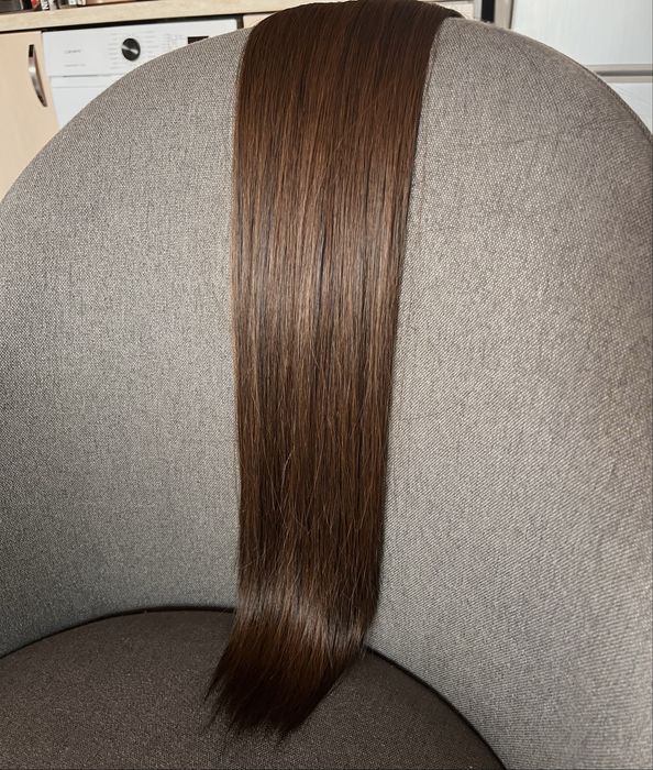 Опашка с кичур в кафяво