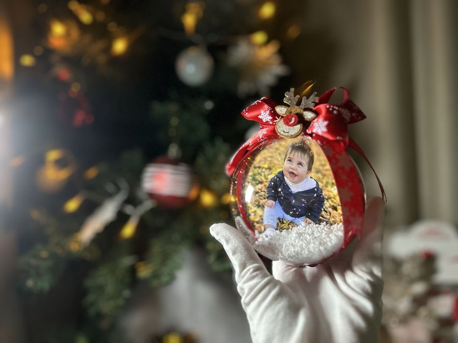 Коледна топка ръчна изработка