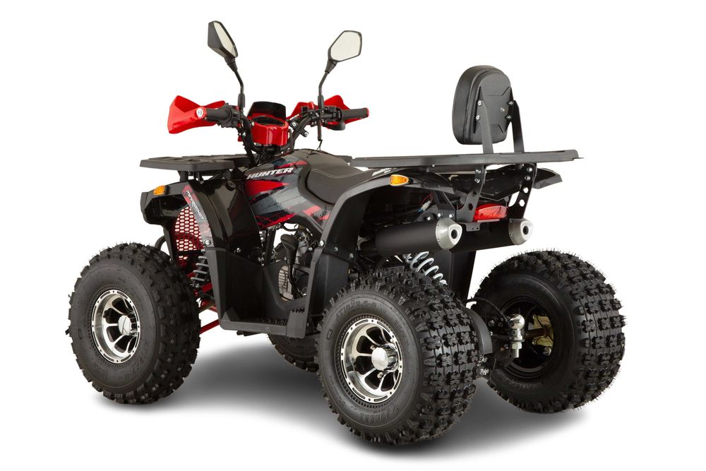 Atv 125cc Mini Rocket Hunter II Deluxe 8" automat 4T benzina rosu