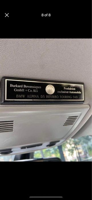 BMW Alpina, внос от Швейцария