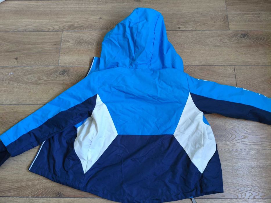 Geaca de ploaie vant toamna sport pelerina fotbal albastra marime 116